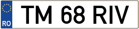 Truck License Plate